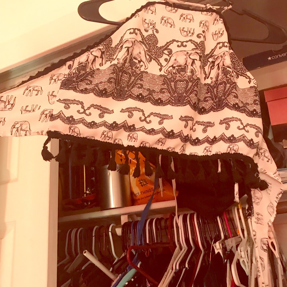 Elephant crop top